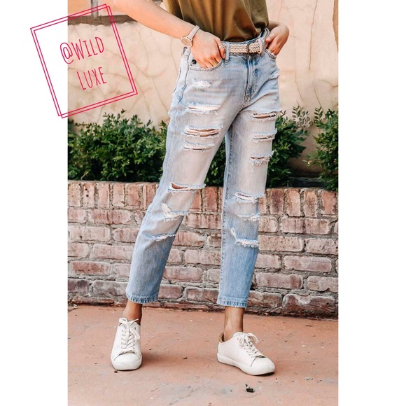 🔥2x HP!🌟CLEARANCE🌟 Ella High-Rise Boyfriend Jeans - Picture 3 of 8